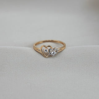 14k Gold Heart Ring