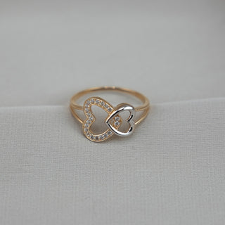 14k Gold Heart Ring