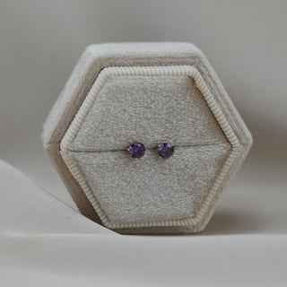 14k Gold Birthstone Earrings