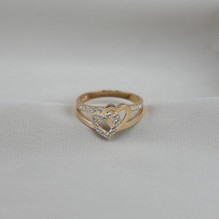 14k Gold Heart Ring