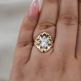 14k Gold Virgencita Ring