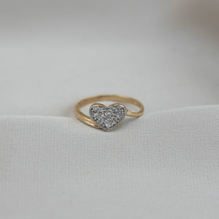 14k Gold Heart Ring