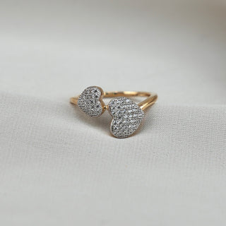 14k Gold Heart Ring