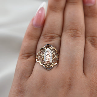 14k Gold Virgencita Ring