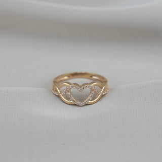 14k Gold Heart Ring