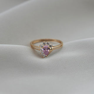 14k Gold Pink Fancy Ring