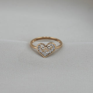 14k Gold Heart Ring
