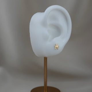 14k Gold Zodiac Sign Earrings