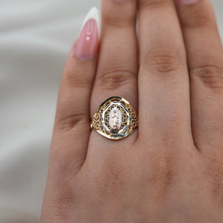 14k Gold Virgencita Ring