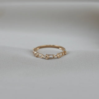 14k Gold Clip Ring