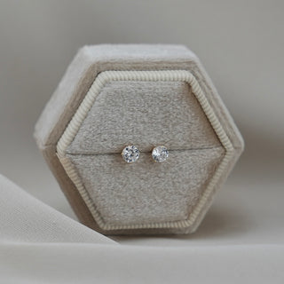 14k Gold Birthstone Earrings