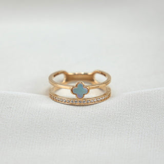 14k Gold Flower Ring