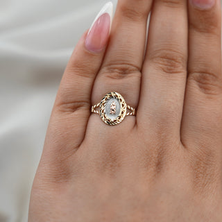 14k Gold Virgencita Ring