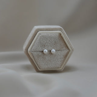 14k Gold 5mm Pearl Earrings