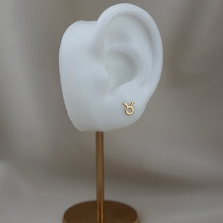 14k Gold Zodiac Sign Earrings