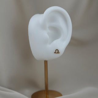 14k Gold Zodiac Sign Earrings