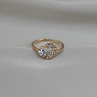 14k Gold Heart Ring