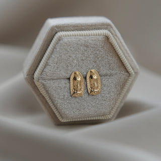 14k Gold Virgencita Earrings
