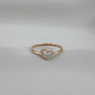 14k Gold Heart Ring