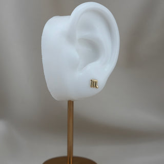 14k Gold Zodiac Sign Earrings