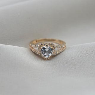 14k Gold Heart Ring