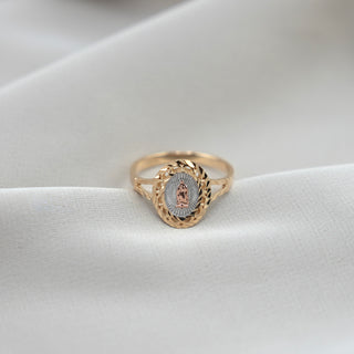 14k Gold Virgencita Ring
