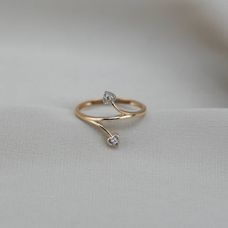 14k Gold Heart Ring