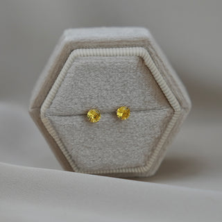 14k Gold Birthstone Earrings