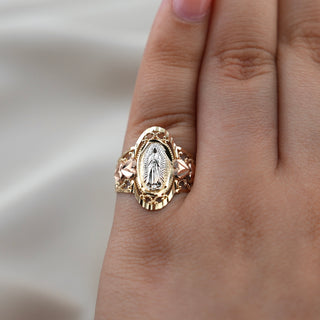14k Gold Virgencita Ring