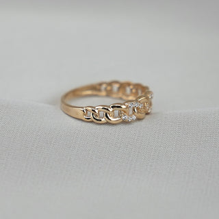 14k Gold Cuban Ring