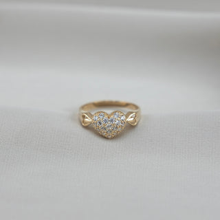 14k Gold Heart Ring