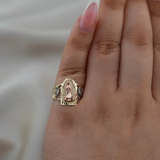 14k Gold Virgencita Ring