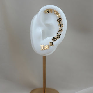 14k Gold Zodiac Sign Earrings