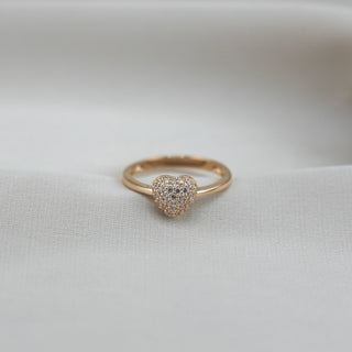 14k Gold Heart Ring